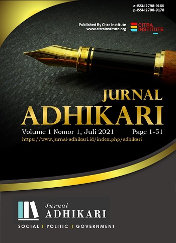 Jurnal Adikari Edisi Pertama, Juli 2021