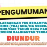 Pelaksanaan TKA SMA 2026 Diundur Akibat Kabut Asap Karhutla Di Kalimantan Tengah