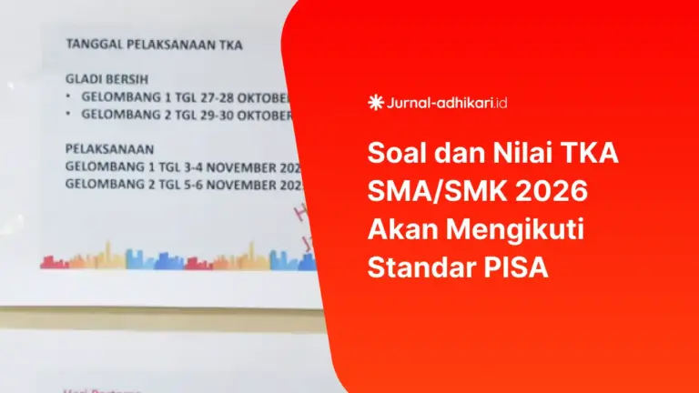 Soal dan Nilai TKA SMA 2026 Akan Mengikuti Standar PISA Beserta Ketentuan Skala Baru