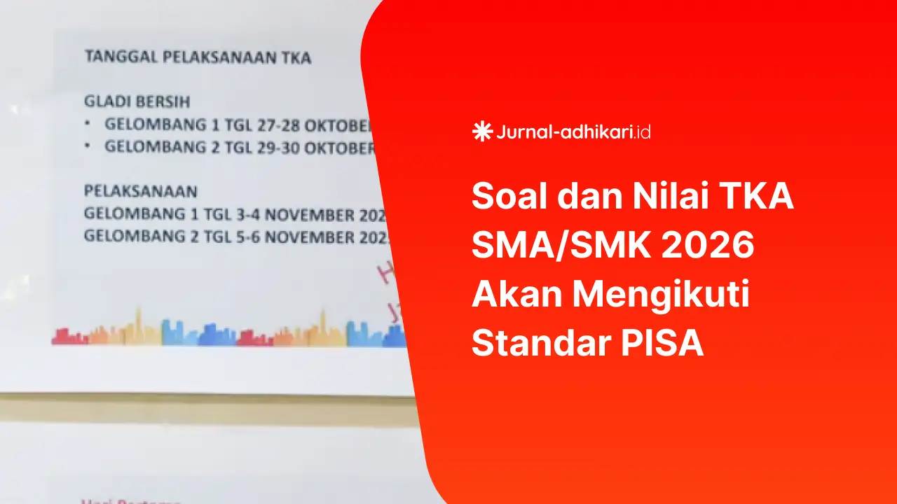 SMK 2026 Akan Mengikuti Standar PISA